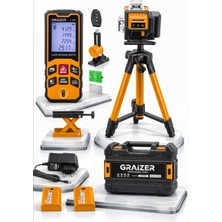 PremiumPort T 16 Köşe Yeşil Çizgi Lazer Terazi 360° Miknatisli Otomatik Hizalama