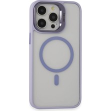 Ulu Pazarlama Joko Apple Iphone 15 Pro Max Kılıf Roblox Lens Magsafe Standlı Kapak - Lila
