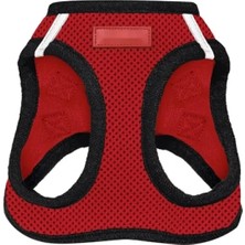 Ulu Pazarlama Küçük ve Orta Ölçekli Köpekler Için Yelek Koşum Takımı, Kırmızı