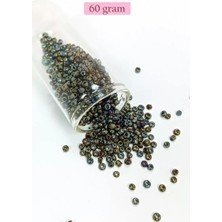 Royaleks Group Dökme Cam Kum Boncuk (8/0) 3 mm - 60 Gram - Alacalı Renk - BNC192