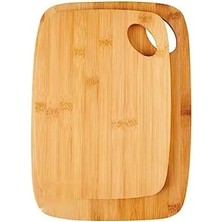 Ulu Pazarlama 2'li Bambu Kesme Tahtası Seti - Farklı Boyutlar