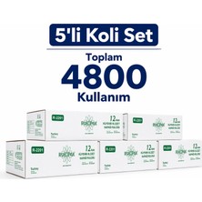 Rulopak Sensörlü Hijyenik Klozet Kapağı Rulosu 5’li Set (Toplam 4800 Kullanım) R-1314 Uyumlu