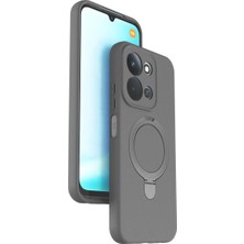 Ulu Pazarlama Xiaomi Redmi 15C 4g Regal Magsafe Standlı Kapak - Titan Gri