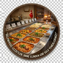 Mayeka Ev Yemekleri Sulu Yemek Temalı Lokantalar Sulu Yemekçiler Restoran Için Ahşap Duvar Kapı Dekoratif