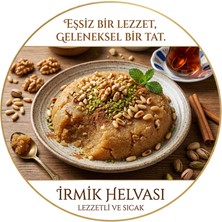 Mayeka Irmik Helvası Temalı Tatlıcılar Pastaneler Restoranlar Için Ahşap Duvar Kapı Dekoratif Süs Tablo