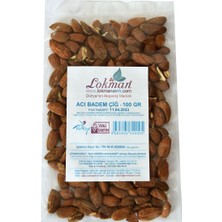 LokmanAVM Doğal Çiğ Acı Badem 100 gr Yerli Üretim Kaliteli Çiğ Badem Paketi