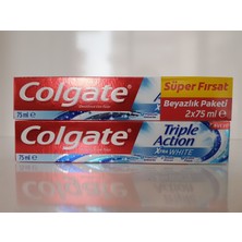 Colgate Diş Macunu Triple Action 75ml 2'li