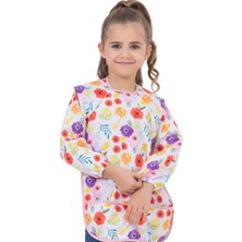 Bebe-Chi Bebechi Bambino Kids Uzun Kollu Mama ve Aktivite Önlüğü Çiçek (3-8 Yaş)