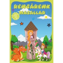 Alvera Çuklar Için Hayal ve Odak Geliştirici Rengarenk Masallar Fosforlu Sarı