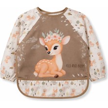 Bebe-Chi Bebechi Bambino Kids Uzun Kollu Mama ve Aktivite Önlüğü Ceylan (6-24 Ay)