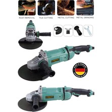 PremiumPort 2200W Metal Taşlama ve Kesme Makinesi, 230MM Spiral Disk