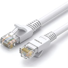 Steep Solid Cat6 Ethernet Kablosu RJ45 Yüksek Hızlı Internet Patch Kablo 1000MBPS Gigabit RJ45 Patch Kablo Modem Router Pc Smart Tv Uyumlu Lan Beyaz