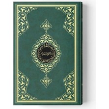 Alvera 2 Renkli Yeşil Rahle Boy Kur'an-I Kerim