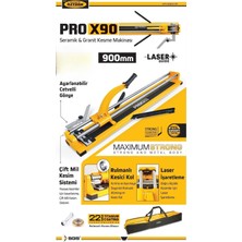 PremiumPort Lazerli Seramik ve Fayans Kesme Makinası, 900MM, Yüksek Performans