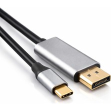 MN6 MN315K Type-C To Displayport Kablo 1.8 Metre |4k Ultra Hd| Alüminyum Gövde | Laptop & Monitör Uyuml