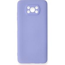 Freedom Storee Xiaomi Pocophone X3 Kılıf Nano Içi Kadife Silikon - Lila