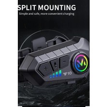 Freedom Storee Y10 Kask Kulaklık Bluetooth Motosiklet Kulaklık 5,3 Bluetooth Intercom Motorsiklet Kulaklık