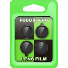 Freedom Storee Xiaomi Poco X6 Pro Raze Metal Kamera Lens - Siyah
