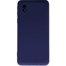 Freedom Storee Samsung Galaxy A01 Core Kılıf Nano Içi Kadife Silikon - Lacivert