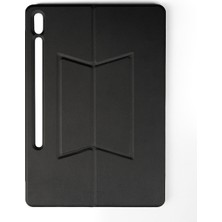 Samsung Galaxy Tab S9 Uyumlu Zore Border Keyboard Bluetooh Bağlantılı Standlı Klavyeli Tablet Kılıfı