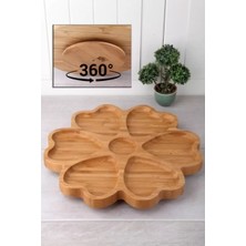Just Cheap Store 7 Bölmeli Dönerli Bambu Sunum Royaleks-Bls KDS3030