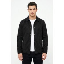 Dynamo Erkek Siyah Regular Fit Mevsimlik Süet Spor Mont BGL-ST05436