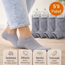 Baff Bambu Patik Çorap 5'li Paket Unisex