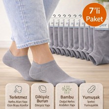 Baff Bambu Patik Çorap 7'li Paket Unisex