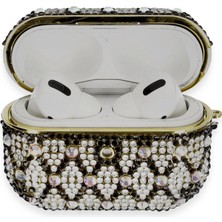 Freedom Storee Apple Airpods Pro 2 (2.nesil) Klor Taşlı Kılıf - Desen 2