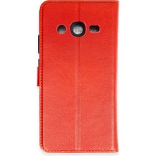 Freedom Storee Samsung Galaxy J7 Kılıf Trend S Plus Kapaklı Kılıf - Kırmızı