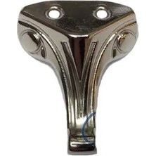 Freedom Storee Moda Ahşap Sandık Ayağı, Kutu Ayak 3,5 cm - Nikel, 50 Adet