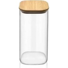 Just Cheap Store Bambu Kapaklı Cam Kavanoz 65X90 ROYALEKS-KVN31
