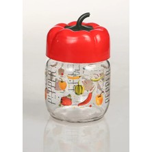 Just Cheap Store Biber Desenli Kavanoz 1000 cc ROYALEKS-BD1000