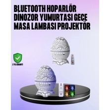 Midas Toptan Home Dinozor Yumurtası Galaksi Projektör Gece Lambası 4'ü 1 Arada – Bluetooth Hoparlörlü