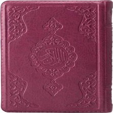Alvera 2 Renkli Lila Hafız Boy Kur'an-I Kerim Kılıflı 2 Renkli Kuranı Kerimler