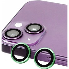 Freedom Storee Apple Iphone 13 Raze Metal Kamera Lens - Yeşil