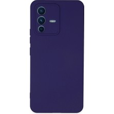 Freedom Storee Vivo V23 5g Kılıf Nano Içi Kadife Silikon - Mor