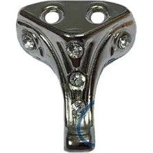 Freedom Storee Moda Taşlı Ahşap, Mdf, Sunta Sandık Ayağı, Kutu Ayak 2,5 cm - Nikel