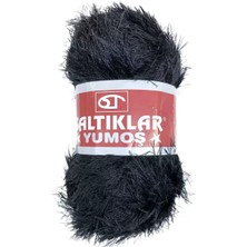 Royaleks Group 1 Adet Yumoş Sakallı El Örgü Ipi Yünü Siyah