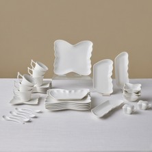 Karaca Stream Bone Pieris 34 Parça 6 Kişilik Kahvaltı Takımı