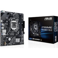 Asus Prıme H510M-F R3.0 Intel H470 LGA1200 Ddr4 3200 HDMI M2 Anakart