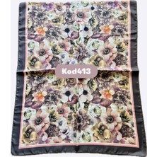 Venossa Çiçek Desenli Soft Şal