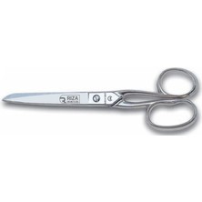 Rıza A4215-8 Ev ve Saya Makası No: 8 Inç / 20,32 cm - Krom Kaplama