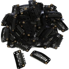 Pileli Store Çıt Çıt Klipsi Küçük - 10 Adet - Siyah