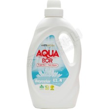 2 Adet Aquabor Sıvı Beyazlar 33 Yıkama 2150 ml