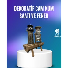 Midas Toptan Home Deniz Feneri Şeklinde El Yapımı Kum Saati – Ev ve Ofis Için Zarif Süs