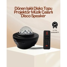 Midas Toptan Home Yıldız & Okyanus Dalga Projektörü – Bluetooth / USB Hoparlörlü