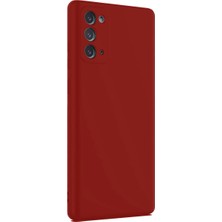 Freedom Storee Samsung Galaxy Note 20 Kılıf First Silikon - Bordo