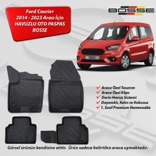 Ford Courier Paspas Araca Özel 2014 2023 BOSSE 3D Havuzlu Oto Paspas Paspas
