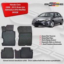 Honda Civic Sedan Paspas FD6 Araca Özel 2006 - 2012 BOSSE 3D Havuzlu Oto Paspas